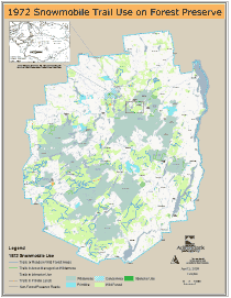 Map: 1972 Snowmobile Map