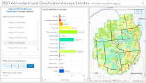 Image of the 2021 Adirondack Park land classification online application.