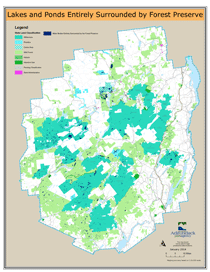 Map: Water Surrounded Forest Preserve Map